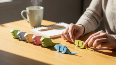 すみっコぐらし折り紙トカゲ！20代OLが救われた癒やし体験